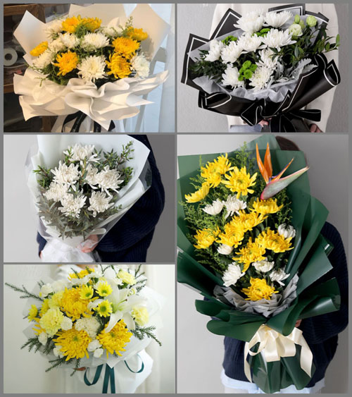 云南保山龙陵县龙江乡赧等村白事花束代送